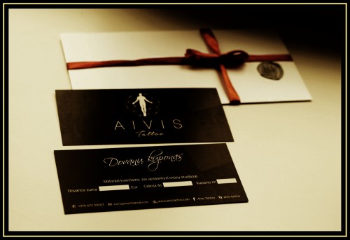 Aivis Tattoo dovanų kuponas